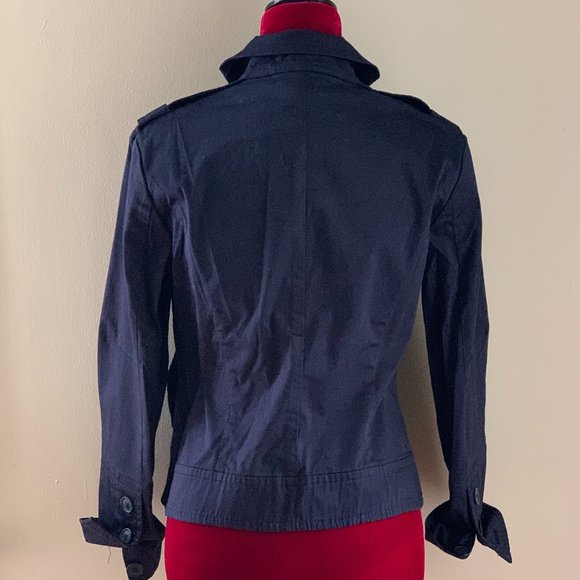 ⭐️HOST PICK⭐️ Talbots Petite Stretch Navy Jacket - Picture 9 of 15